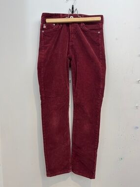 AG Corduroy ‘Mari’ High-Rise Slim Straight 25